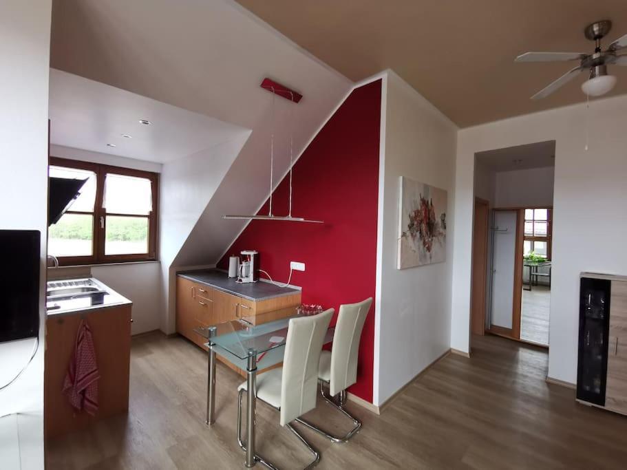 Studio Und Apartment Auf Dem Pferdehof Burgpreppach Exterior foto